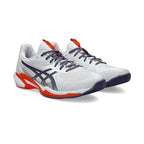 Asics Gel-Solution Speed FF 3 Herringbone Men's Tennis Shoes (White/Greyish Purple)