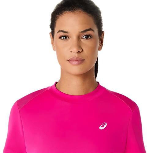 Asics Court Short Sleeve Top (Pink Rave)