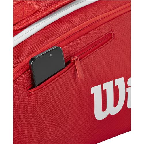 Wilson Super Tour 15 Pack Racquet Bag 2025 (Red)