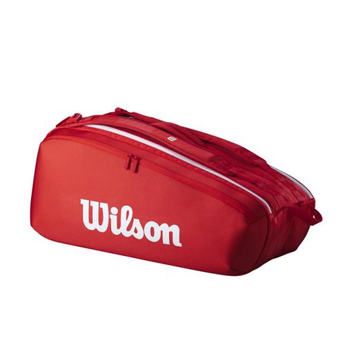 Wilson Super Tour 9 Pack Racquet Bag 2025 (Red)