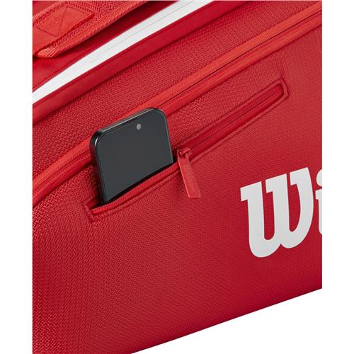 Wilson Super Tour 9 Pack Racquet Bag 2025 (Red)
