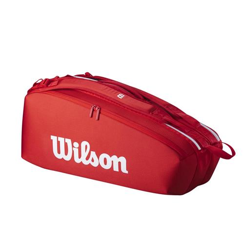 Wilson Super Tour 6 Pack Racquet Bag 2025 (Red)