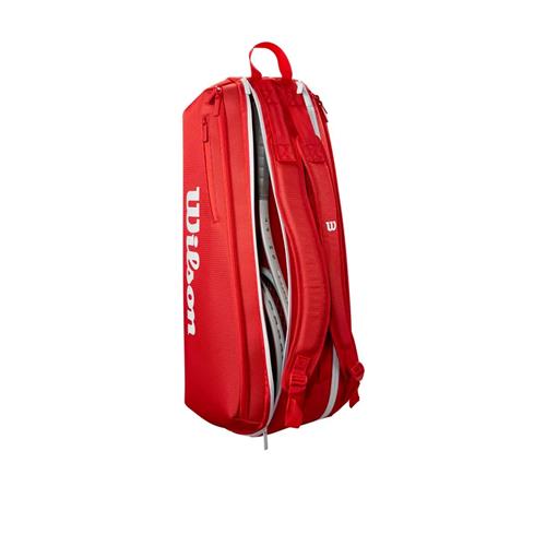Wilson Super Tour 6 Pack Racquet Bag 2025 (Red)
