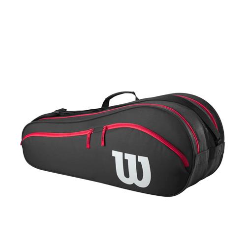 Wilson Advantage 2025 6 Pack Racket Bag (Black)