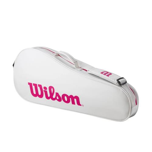 Wilson Advantage 2025 3pk Racket Bag (Off White/Pink)