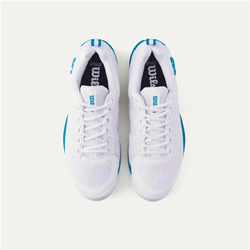 Wilson Rush Pro 4.5 OZ Men's Tennis Shoes (White/Atomic Blue)