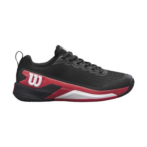 Wilson Rush Pro 4.5 Men's Tennis Shoes (Black/Red/White)