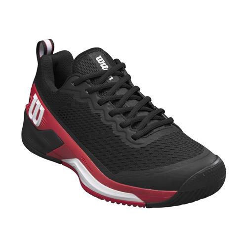 Wilson Rush Pro 4.5 Men's Tennis Shoes (Black/Red/White)