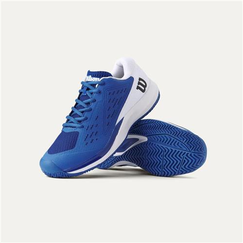 Wilson Rush Pro Ace D V Men's Tennis Shoes (Blue/White)