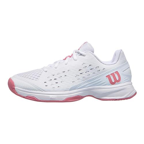 Wilson Rush Pro Junior L Tennis Shoes (White/Mauve)