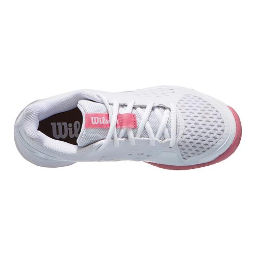 Wilson Rush Pro Junior L Tennis Shoes (White/Mauve)