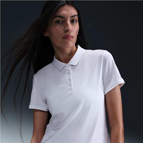 Nike Dri-Fit Victory Short Sleeve Womens Polo (White)
