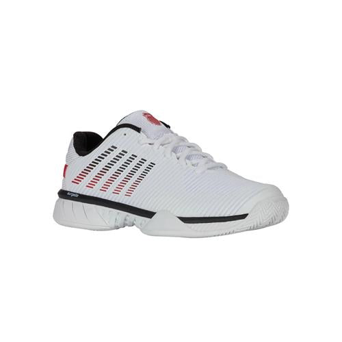 K-Swiss Hypercourt Express 2 AC Men's Tennis Shoes (White/Black/Mars Red)