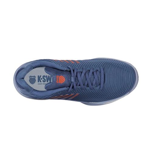 K-Swiss Hypercourt Express 2 Clay Men's Shoes (Infinity/Arctic Ice/Scarlet Ibis)