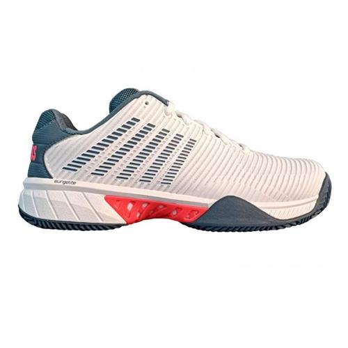 K-Swiss Hypercourt Express 2 Clay Men's Shoes (White/Stargazer/Neon Blaze)