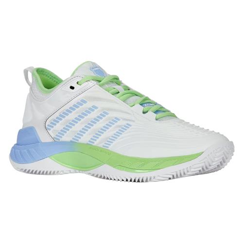 K-Swiss Hypercourt Supreme 2 CLAY Womens Shoes (LCwhi/PRDGN/DCHCNL)