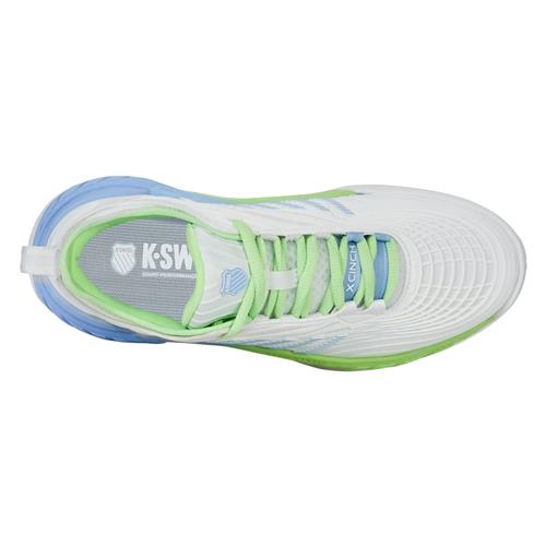 K-Swiss Hypercourt Supreme 2 CLAY Womens Shoes (LCwhi/PRDGN/DCHCNL)