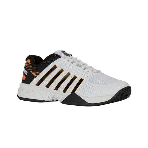 K-Swiss Express Light Pickleball Mens Shoes (White/Daffodil)