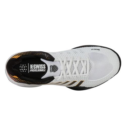 K-Swiss Express Light Pickleball Mens Shoes (White/Daffodil)