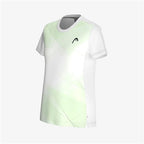 Head Tie-Break Girls T-Shirt (white/celery green)