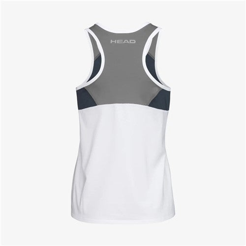 Head CLUB 22 Girl's Tank (white/navy)