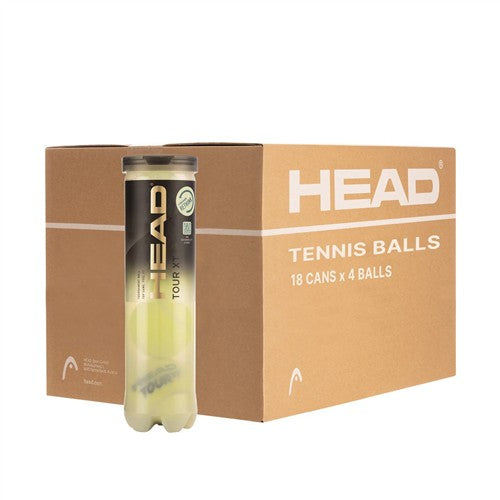 Head Tour XT 4 Balls - Box Of 18 Cans