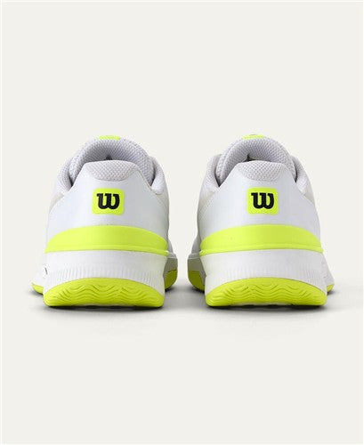 Wilson Intrigue Pro OZ Womens Shoes (White/Safety Yelllow)
