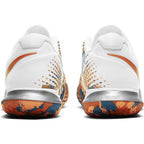 Nike Air Zoom Vapor Cage 4 HC Mens Shoe (White/Orange/Green Abyss)