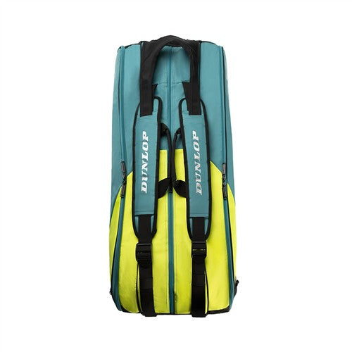 Dunlop SX Performance 12 Racquet Bag (Teal/Black/Yellow)