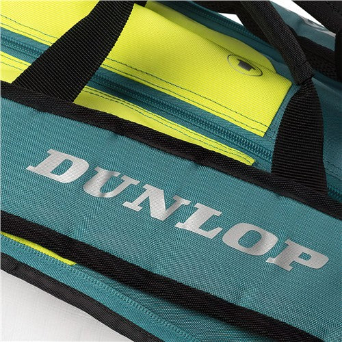Dunlop SX Performance 12 Racquet Bag (Teal/Black/Yellow)