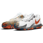 Nike Air Zoom Vapor Cage 4 HC Mens Shoe (White/Orange/Green Abyss)