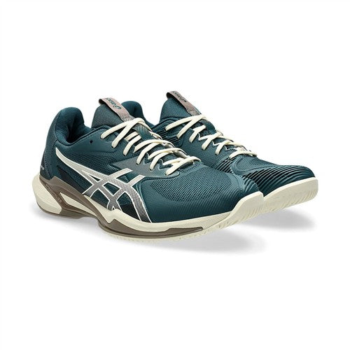 Asics Gel-Solution Speed FF 3 Hardcourt Men's Tennis Shoes (Saxon Green/Birch)