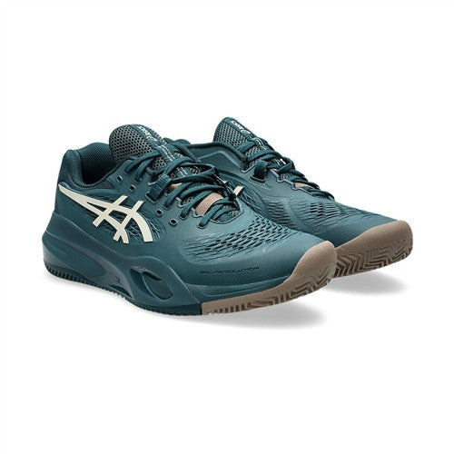 Asics Gel-Resolution X Herringbone Men'sTennis Shoes (Saxon Green / Birch)