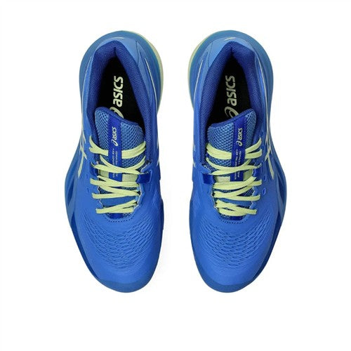 Asics Gel-Resolution X Herringbone Women's Tennis Shoes (Blue Coast/Huddle Yellow)