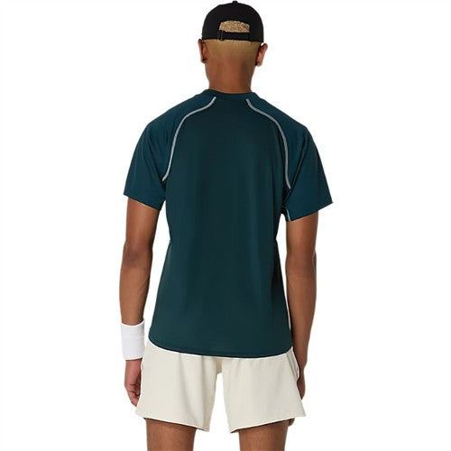 Asics Match Actibreeze Polo Shirt (Saxon Green) 2025 French Open