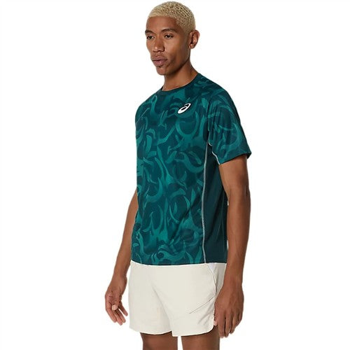 Asics Game SS Men's Top (Saxon Green) 2025 French Open