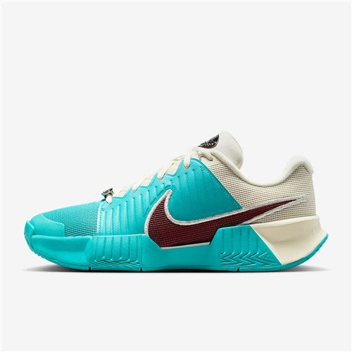 Nike Zoom GP Challenge Pro Premium Women's Hardcourt Tennis Shoes (DUSTY CACTUS/DARK TEAM RED-PALE IVORY)