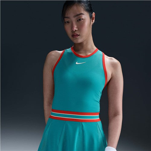 NikeCourt DRi-Fit Slam Dress Roland Garros (Dusty Cactus/Light Crimson/White)