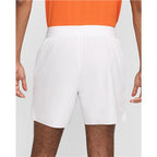 Nike Court Dri-Fit Advantage 6" Short (White/Black)