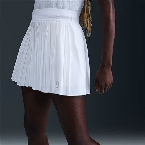 NikeCourt Advantage Women's Dri-Fit Pleated Tennis Skirt (White)