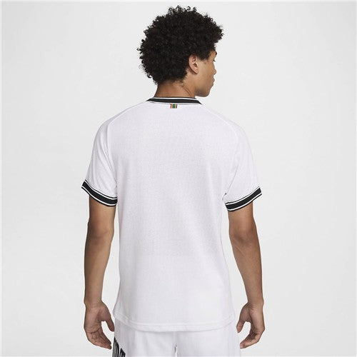 NikeCourt Heritage Men"s Short Sleeve Tennis Top (White/Black)
