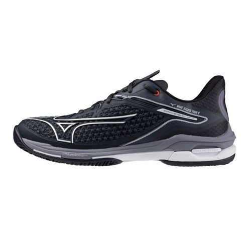 Mizuno Wave Exceed Tour 6 CC Men's Shoes (Odyssey Grey/White/Blue Granite)