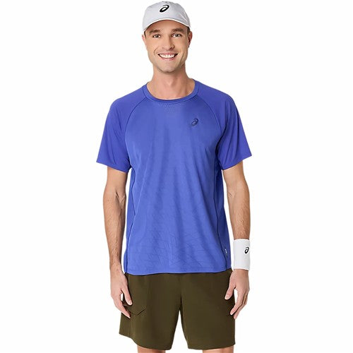Asics Match Actibreeze Short Sleeve Top (Dark Cobalt)