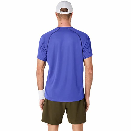 Asics Match Actibreeze Short Sleeve Top (Dark Cobalt)