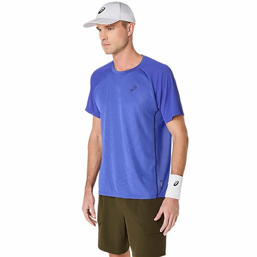 Asics Match Actibreeze Short Sleeve Top (Dark Cobalt)