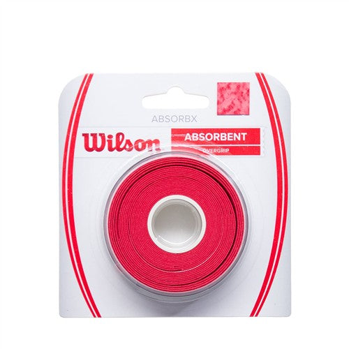 Wilson Absorbx Overgrip 3 Pack (Red)