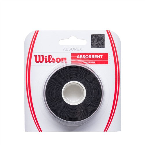 Wilson Absorbx Overgrip 3 Pack (Black)