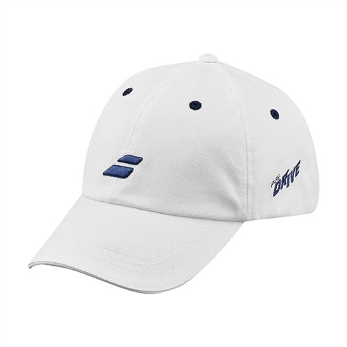 Babolat Drive Cotton Cap (White/Drive Blue)