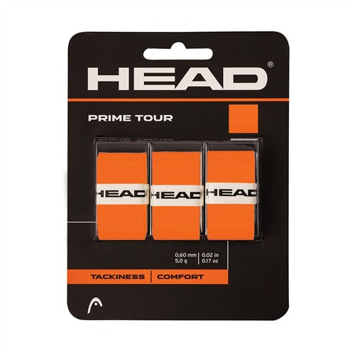 Head Prime Tour Overgrip 3pk (Orange)