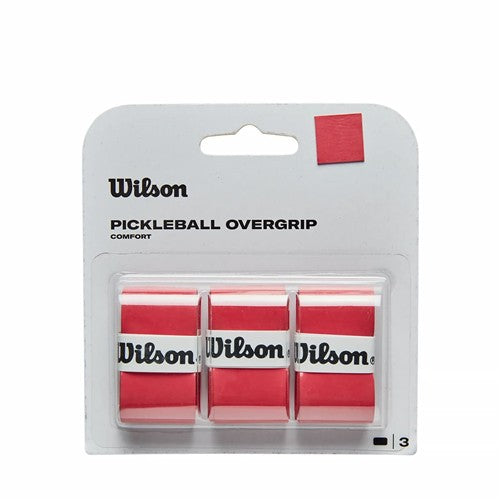 Wilson Pickleball Overgrip 3 Pack (Red)
